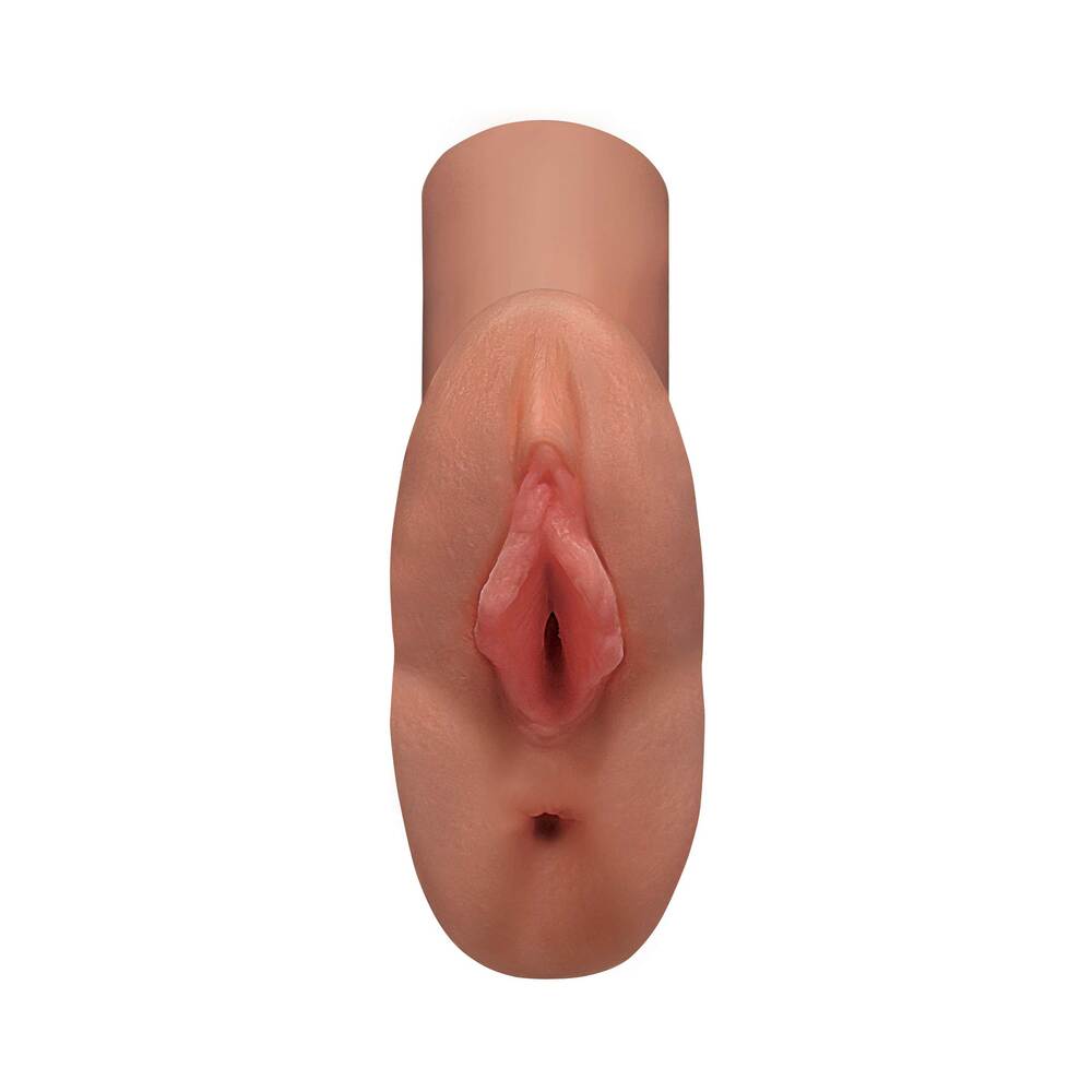 PDX Plus Perfect Pussy Double Stroker Tan