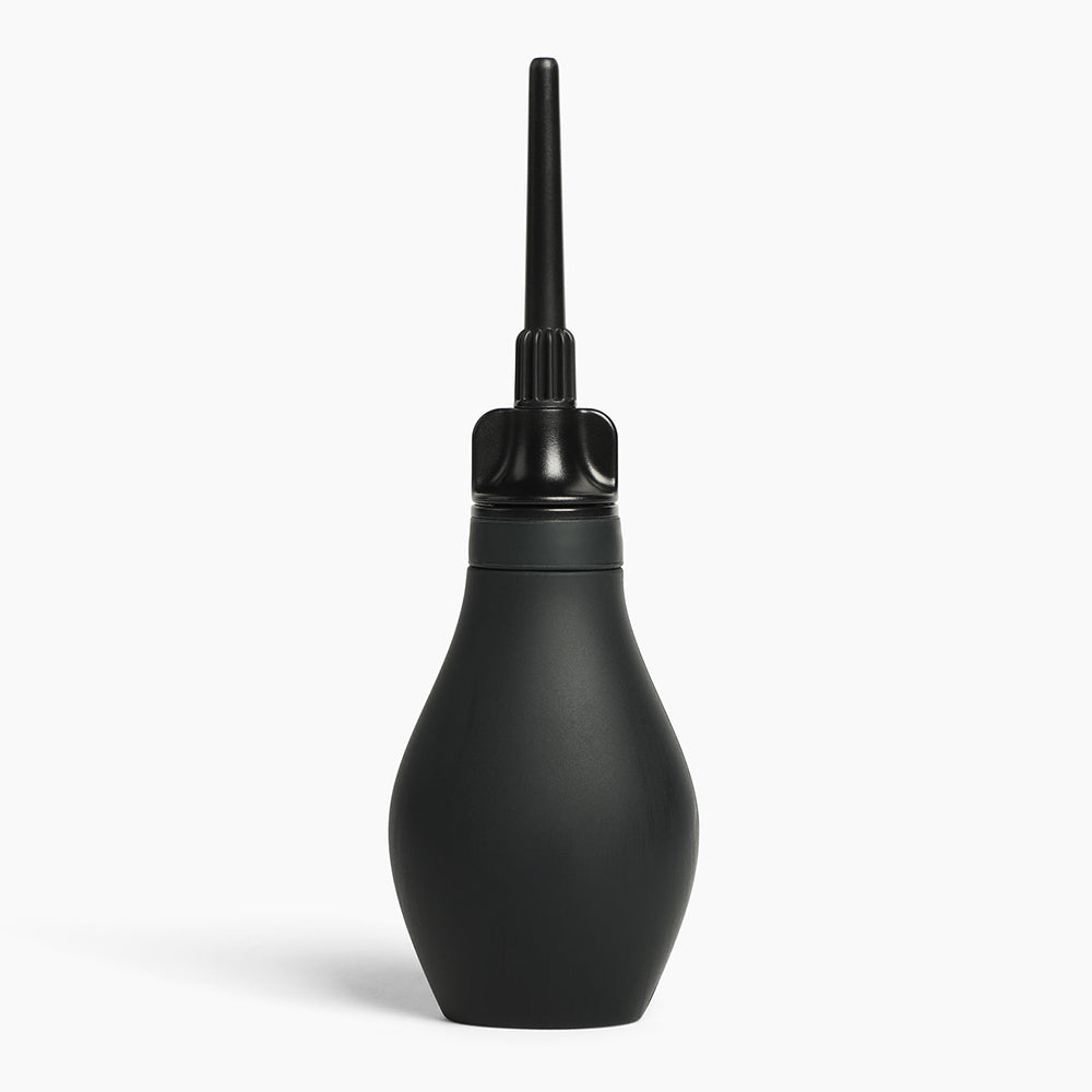Du Silicone Anal Douche with Backflow Valve – Midnight