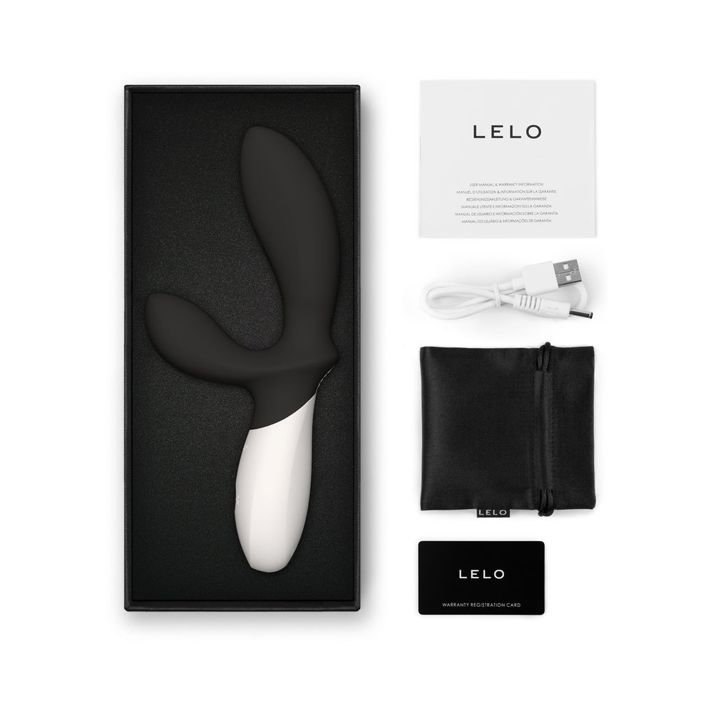LELO LOKI Wave 2 Rechargeable Silicone Dual Stimulation Prostate Vibrator Black