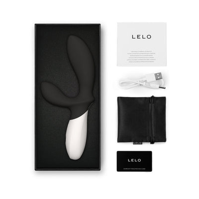 LELO LOKI Wave 2 Rechargeable Silicone Dual Stimulation Prostate Vibrator Black