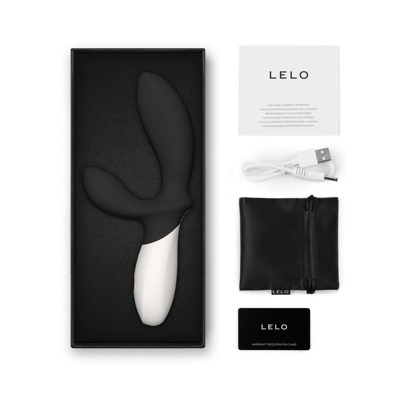 LELO LOKI Wave 2 Rechargeable Silicone Dual Stimulation Prostate Vibrator Black