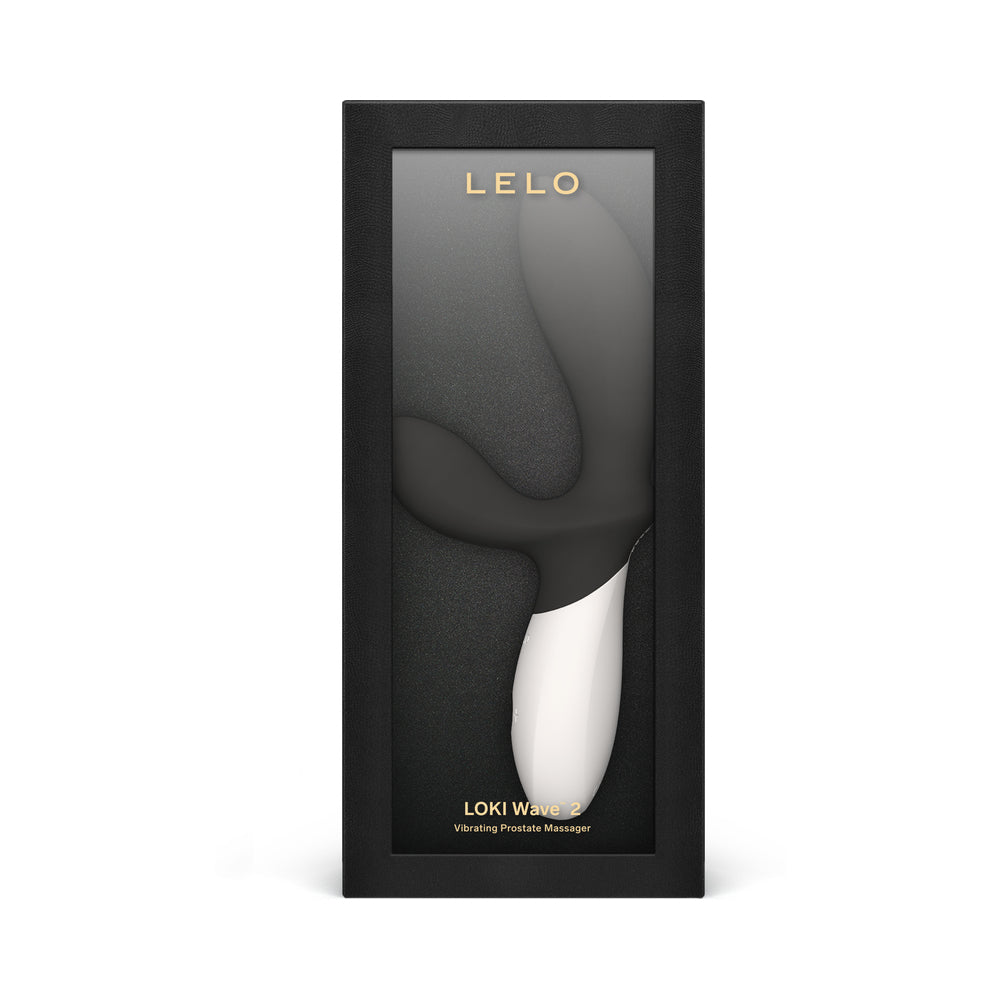 LELO LOKI Wave 2 Rechargeable Silicone Dual Stimulation Prostate Vibrator Black