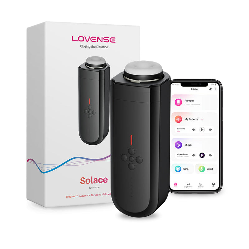 Lovense Solace App-Controlled Thrusting Masturbator