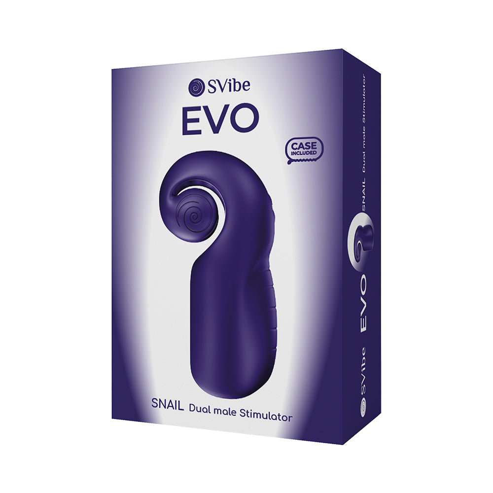 SVibe Snail Evo Rechargeable Masturbator Navy