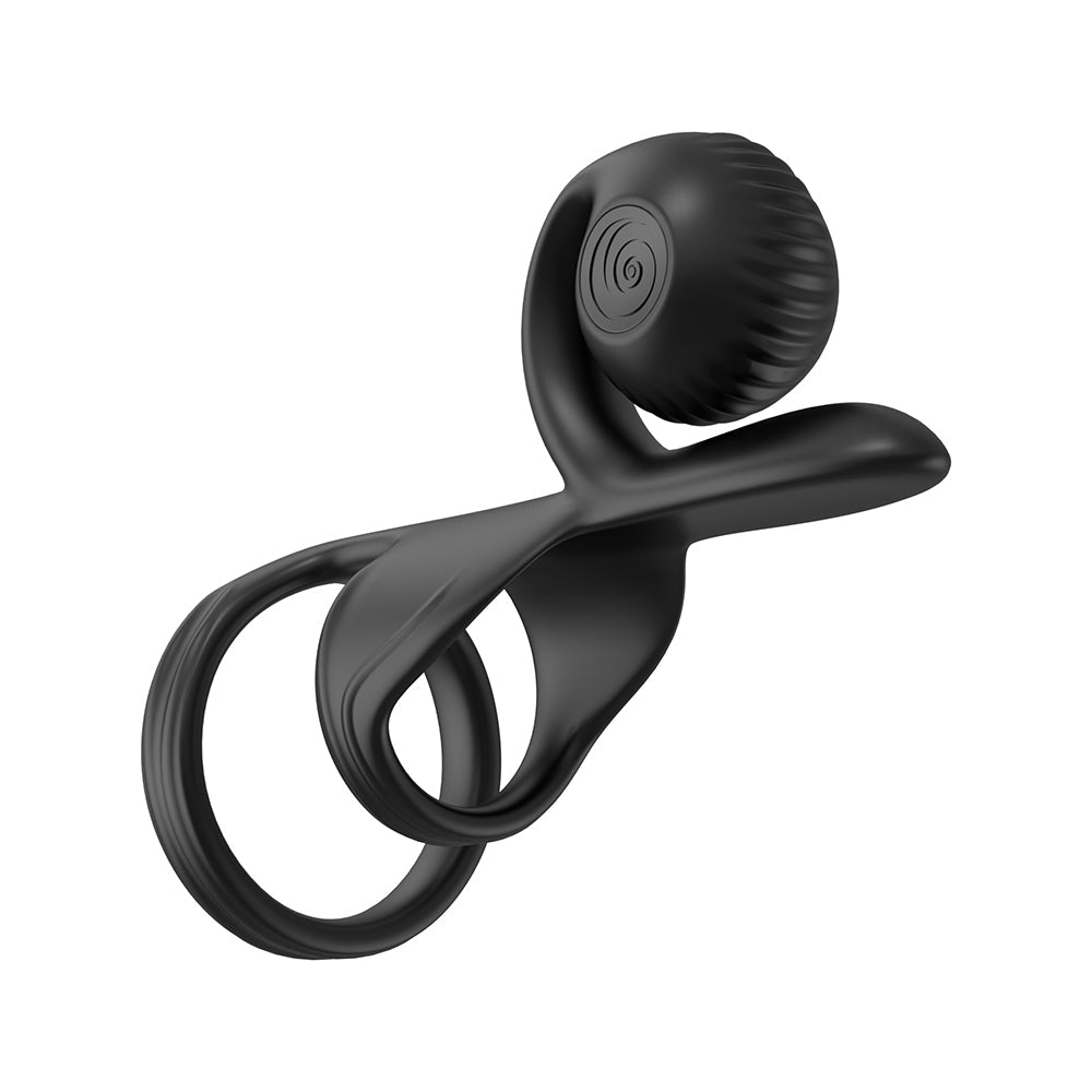 SVibe Snail Jovi Couples Ring Black