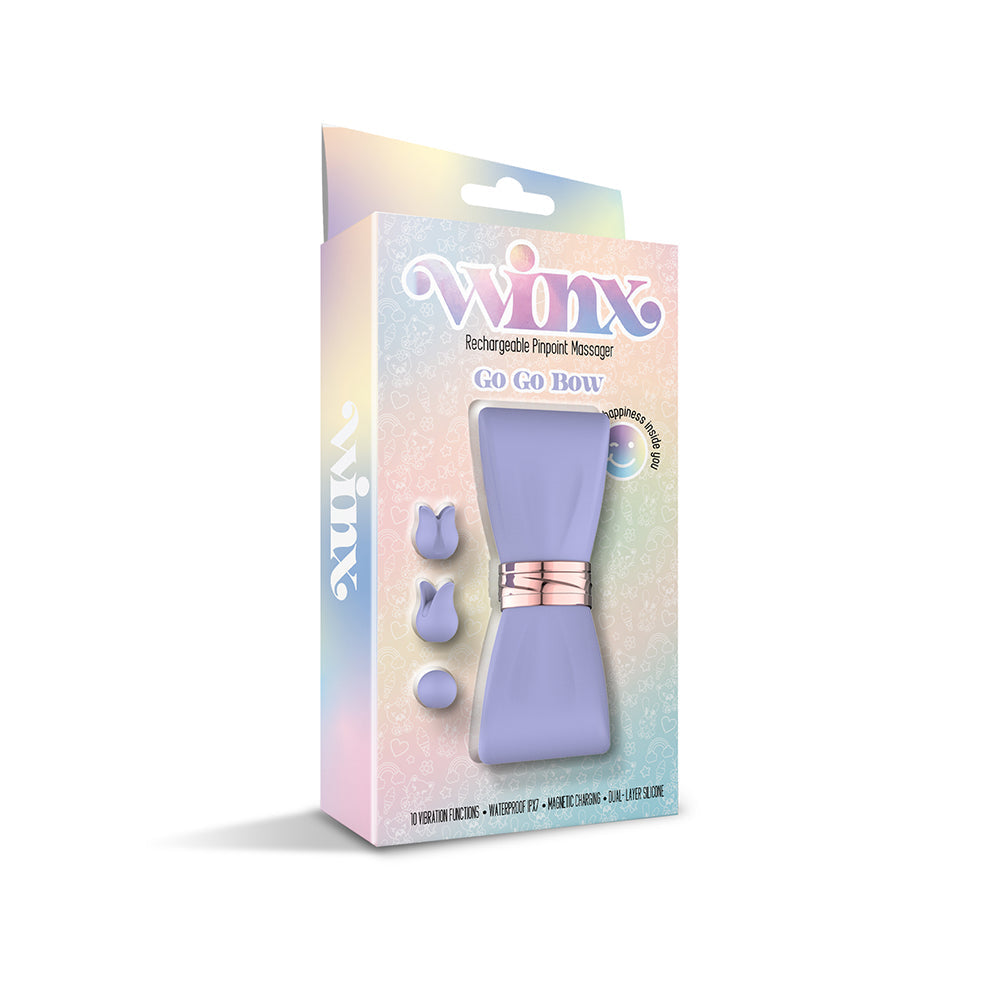 WINX GoGo Bow Pinpoint Massager with Attachments
