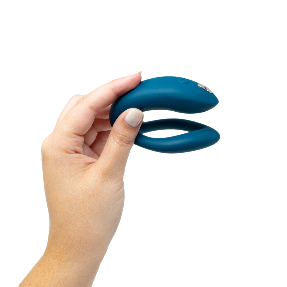 We-Vibe Sync O Rechargeable Remote Control Couples Vibrator Velvet Green