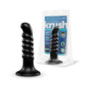 b-Vibe Krush 9.5 in. Curved & Ribbed Dildo with Suction Cup