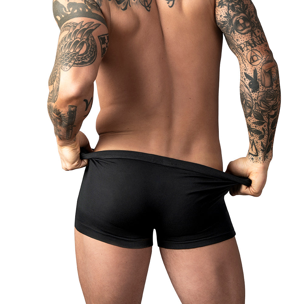 Male Power Eco Cozy Pouch Short Black L