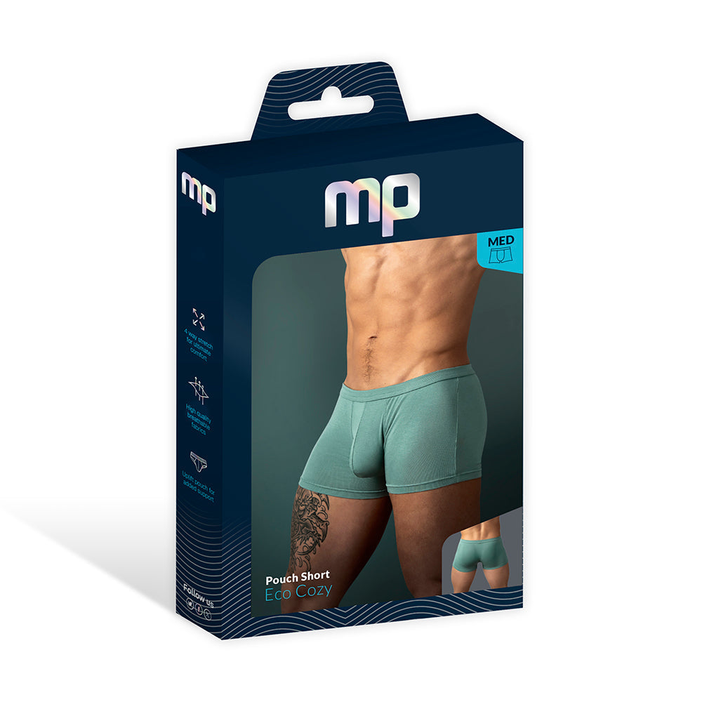 Male Power Eco Cozy Pouch Short Green XL