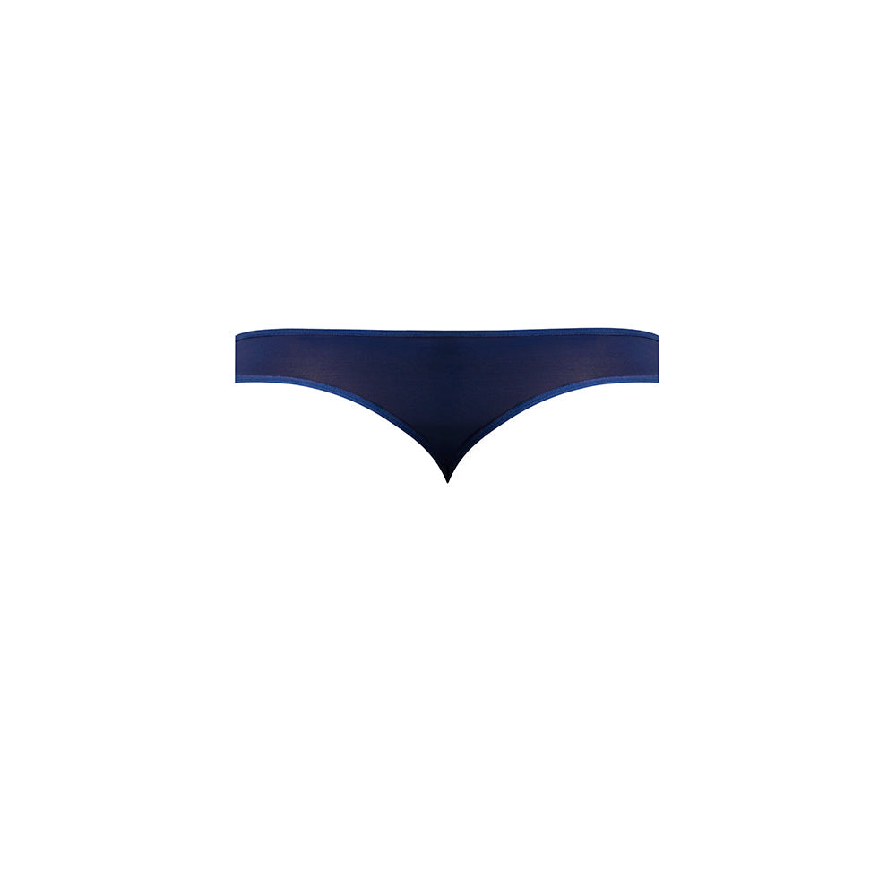 Male Power Sassy Lace Open Ring Thong Navy S/M