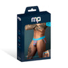 Male Power So Cumfy Gingham Jock Turquoise L/XL