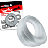 Hunkyjunk Expander Slimmer Scoop Style Cockring Clear Steam