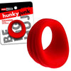Hunkyjunk Expander Slimmer Scoop Style Cockring Red Velvet