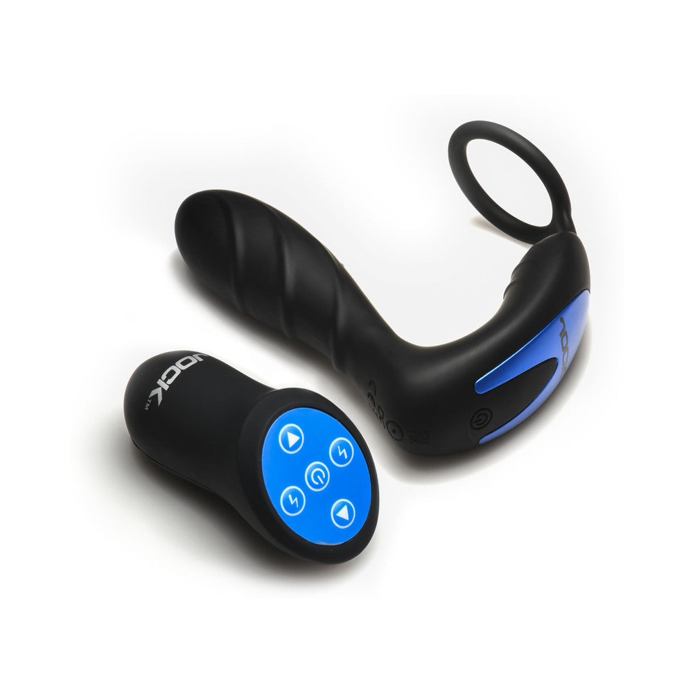 JOCK Electro Shockwave E-Stim Anal Plug with C-Ring