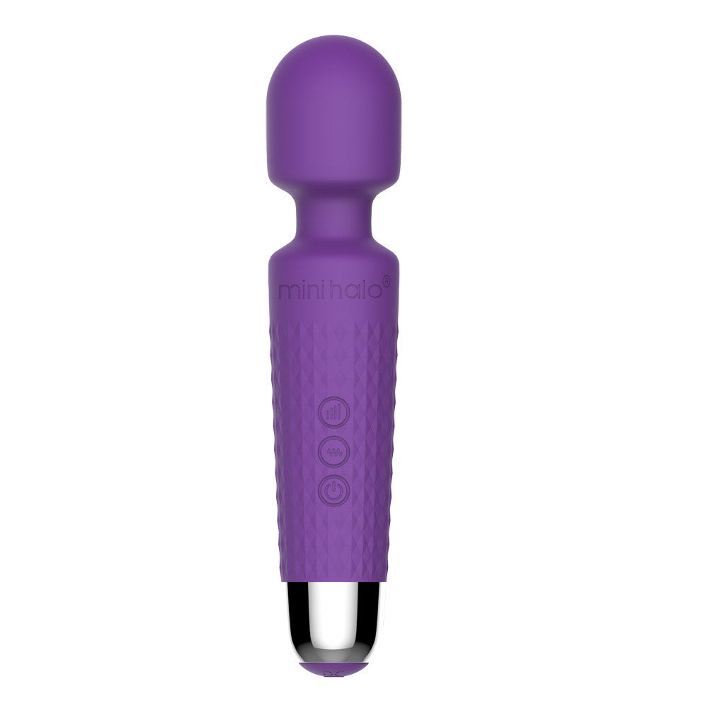 Mini Halo Wireless 20X Wand Vibrator – Amethyst