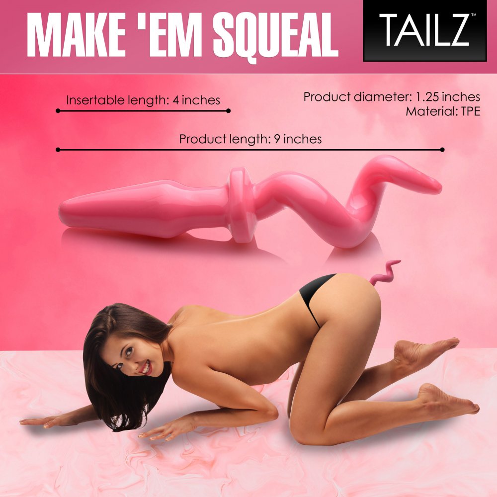Tailz Piggy Tail Pet Play Anal Plug