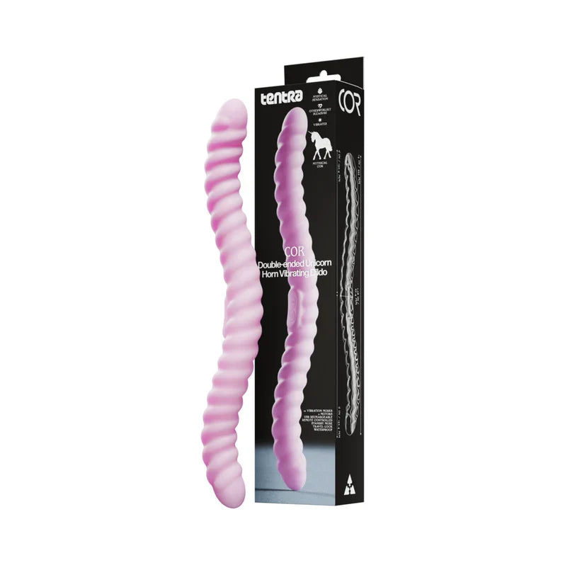 Tentra Cor Unicorn Horn Double-Ended Vibrating Dildo